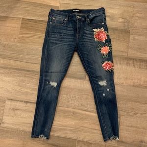 Brand New Distressed Express Jeans